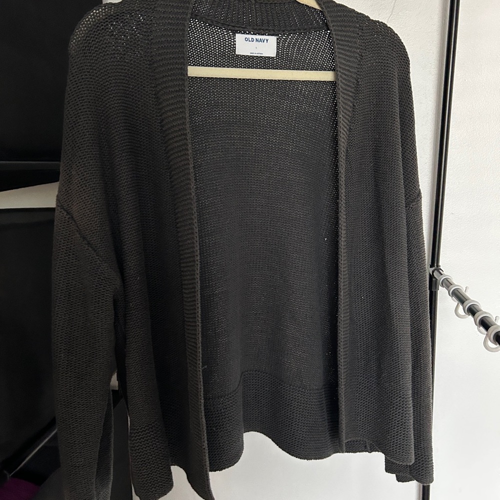 Old Navy Women's Charcoal Cardigan